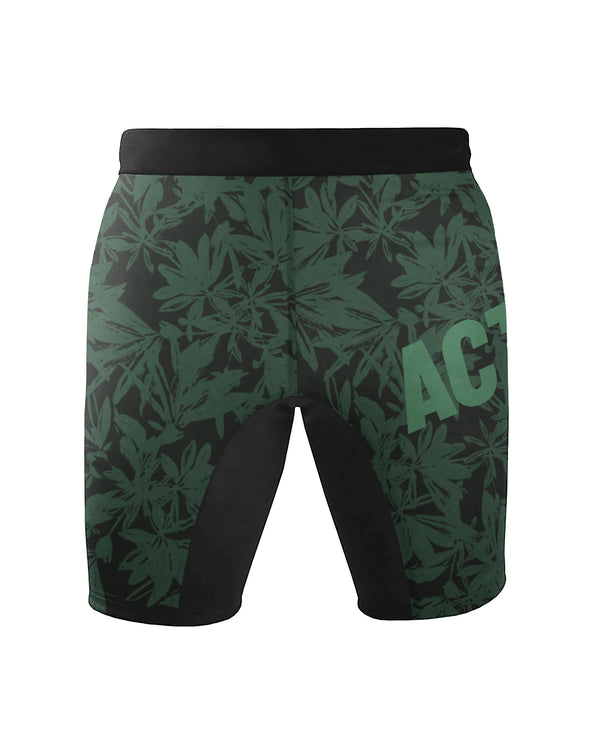 Tribe Alpha – Green Rage – Compression Shorts