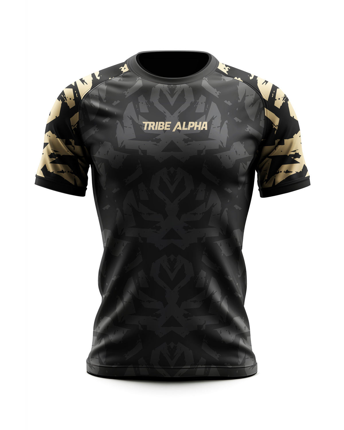 Tribe Alpha – Functional Performance Jersey #beige&black – prikaz 1