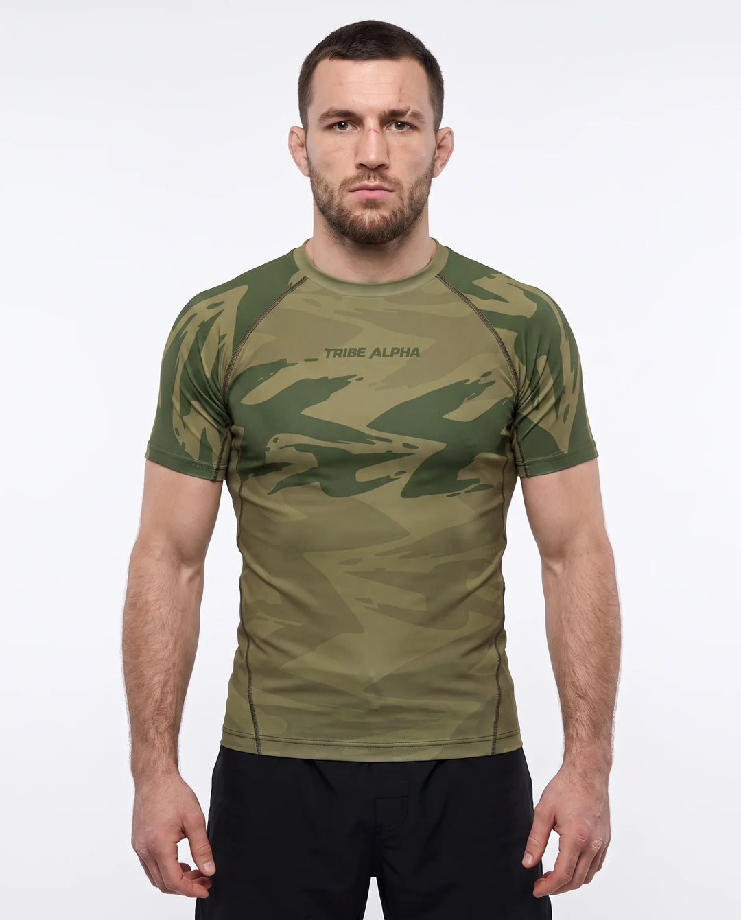 rashguard-dark-current-olive-green-short-sleeves-m-z